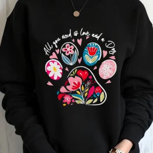 Women Oversized Sweatshirt Valentine